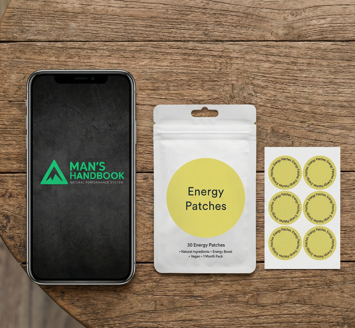 Man's Handbook + Energy Patches
